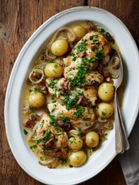 Julia Child Poulet Sauté Grand-Mère Recipe