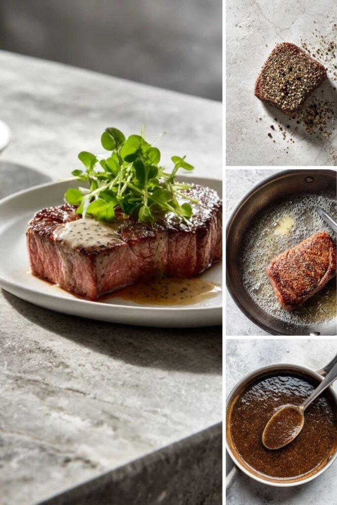 Julia Child Steak au Poivre Recipe